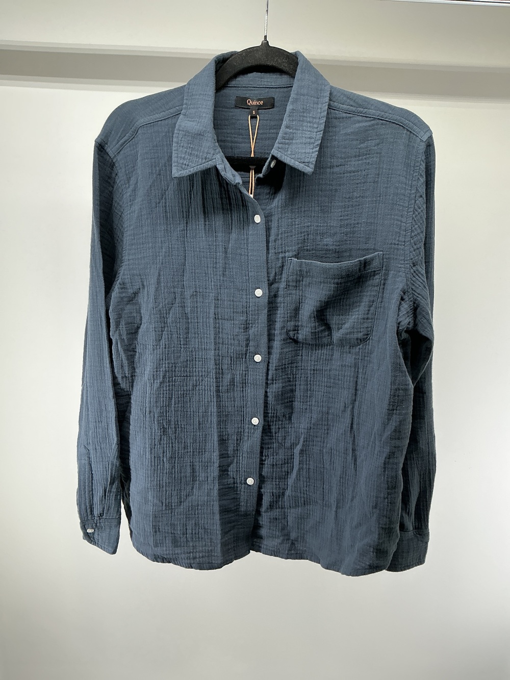 100% Organic Cotton Gauze Long Sleeve Shirt